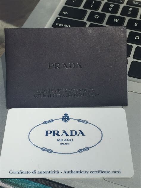 fake knockoff prada|prada authenticity card.